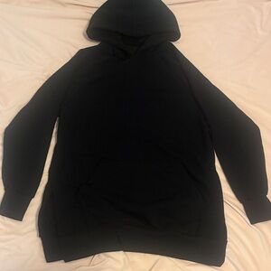 Men's Black Hooded Sweater - Classic Pullover Hoodie